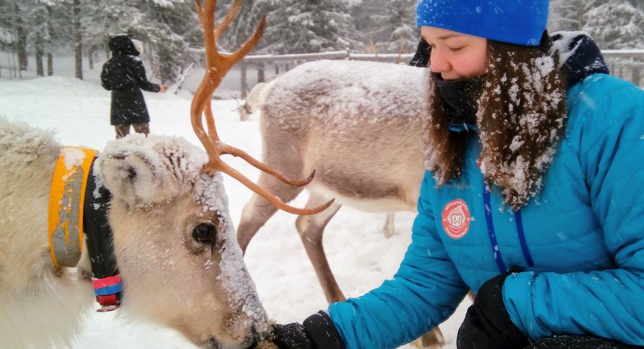 Rendierboerderij bezoek